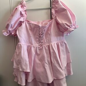 Selkie The Lace Up Party Puff Dress 2X